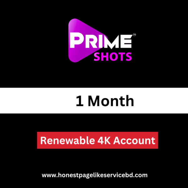 Buy Prime Shots Premium Subscription 1 Month Bangladesh