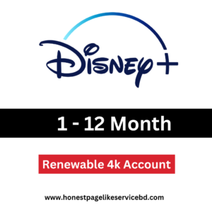 Disney Plus Premium Subscription for 1 Screen 1-12 Month
