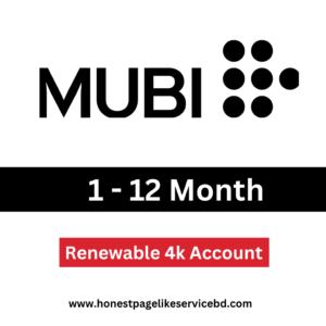 Mubi Premium Subscription for 1 Screen 1-12 Month