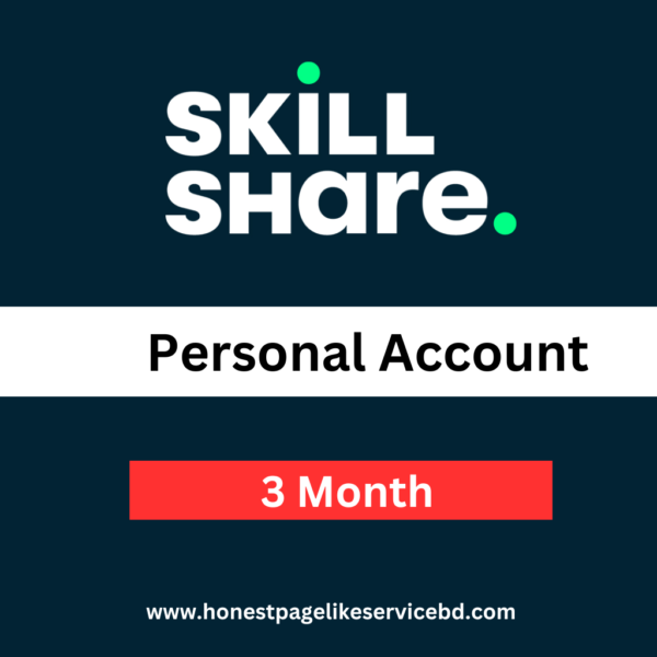 Skill Share Premium Subscription For 3 Month
