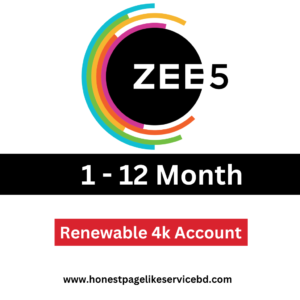 Zee-5 Premium Subscription for 1 Screen 1-12 Month