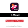 ALTBalaji Premium Subscription Buy BD for 1 Month