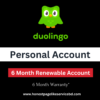 Buy Duolingo Super Subscription BD For 6 Month(Full Warrenty)