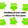 Duolingo promo codes redeem for free gems