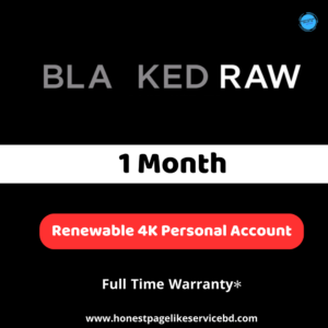 Blaked Raw Premium Buy BD for 1 Month(Personal)-honestpagelikeservicebd-Honest Page Like Service - BD