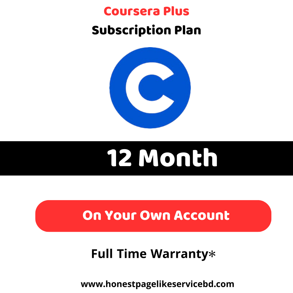 Coursera Plus Subscription Buy in BD-12 month