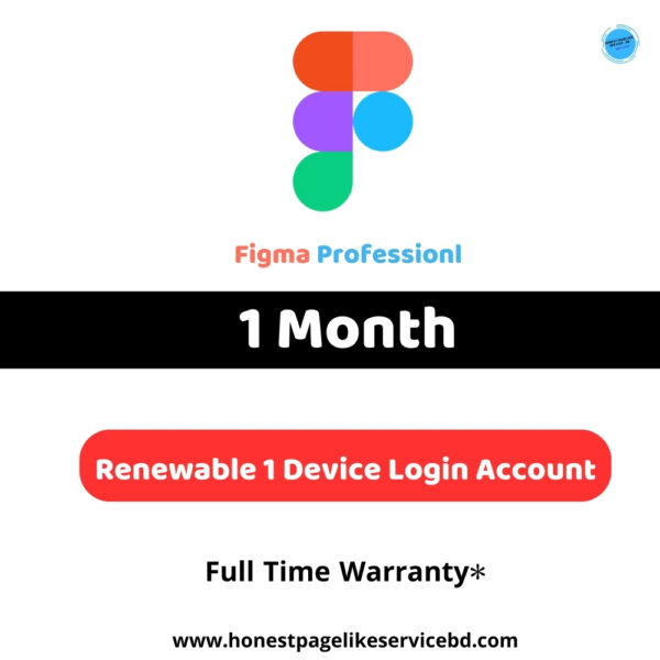 Figma Professionl Subscription in BD – 1 Month - honest page bd