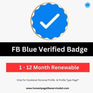 Facebook Blue Verification Buy in BD - Mete Blue Verified - FB Blue Verified Badge - Honest Page BD