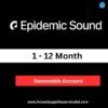 Epidemic sound premium 1 month - Epidemic sound buy bd - Honest Page BD